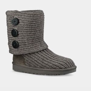 Women's Classic Cardy Boot Gray Size 5